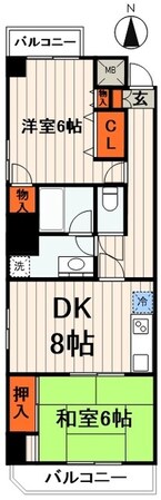 ルシエール根岸の物件間取画像